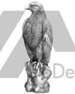 Decorative sculpture - concrete eagle
