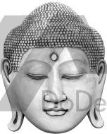 Mask concrete - Buddha