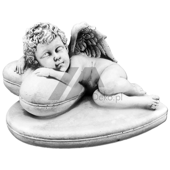 Concrete angel - decorative figurine