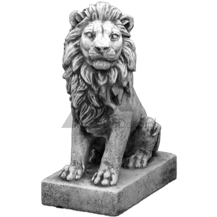Decorative figure - a lion sitting right