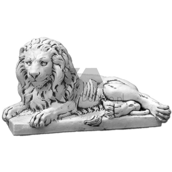 Figure concrete - lion left