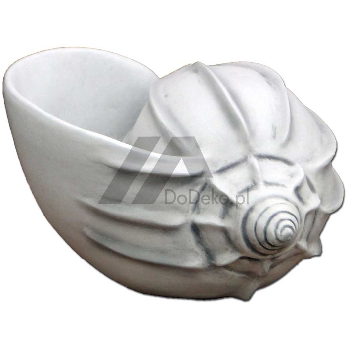 Flowerpot concrete - shell
