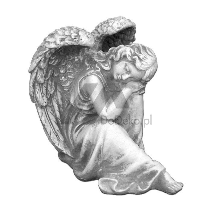 Sleeping angel with wings