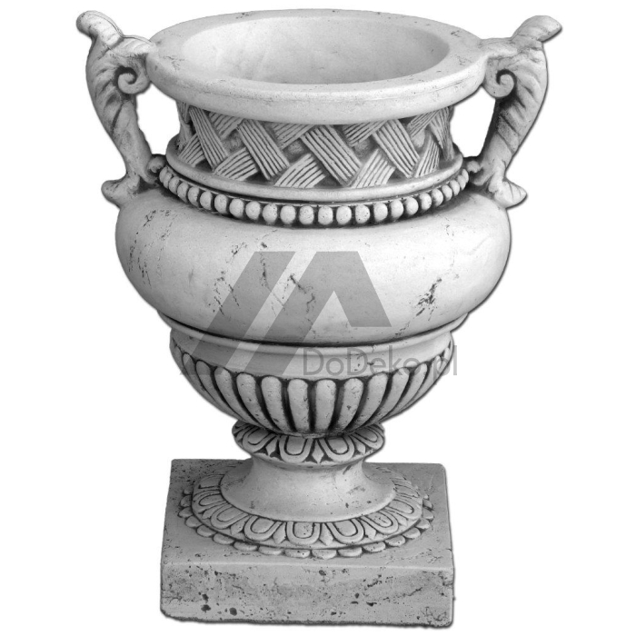 Vase - flower pot - amphora of concrete