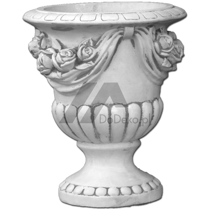 Vase - garden pot with roses